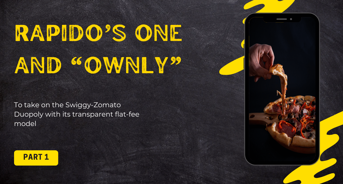 Rapido has entered the online food delivery space to challenge the Zomato-Swiggy duopoly with its transparent, flat-commision price model.