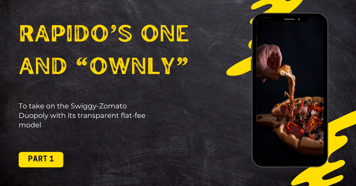 Rapido has entered the online food delivery space to challenge the Zomato-Swiggy duopoly with its transparent, flat-commision price model.